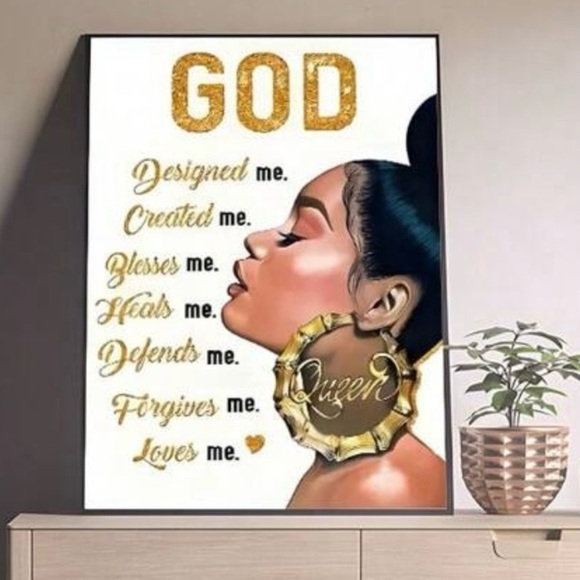 Queen Faith Christian Artwork, 8x12 - Picture 1 of 5